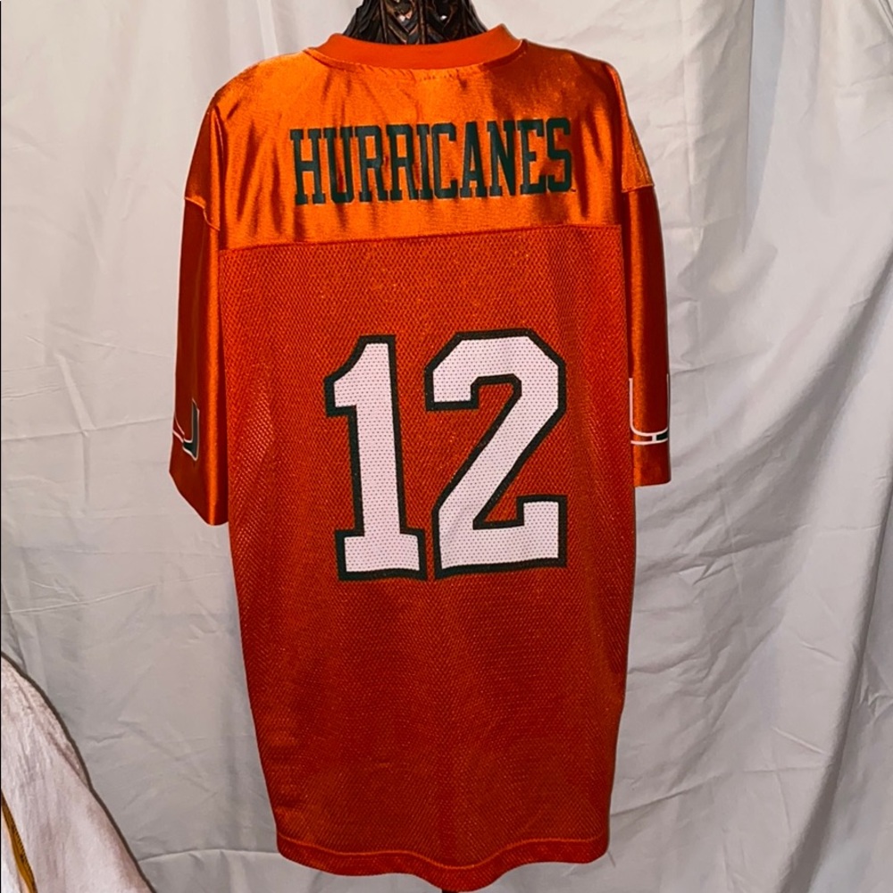 MIAMI HURRICANE TEAM FOOTBALL NET JERSEY